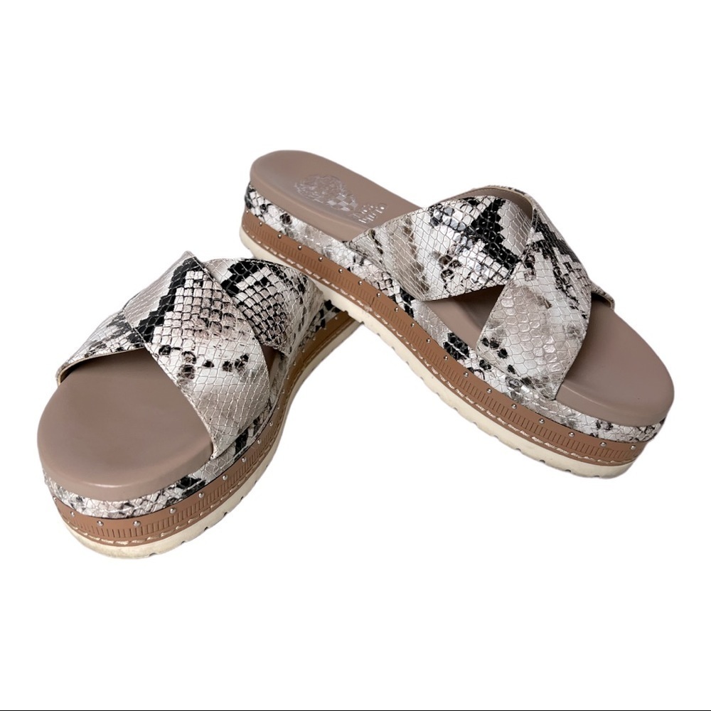 Vince Camuto Ravensie Platform Slide Sandal Size 6.5